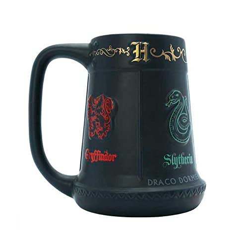 Harry Potter Tasse 3D Vier Häuser, Schwarz von ABYSTYLE