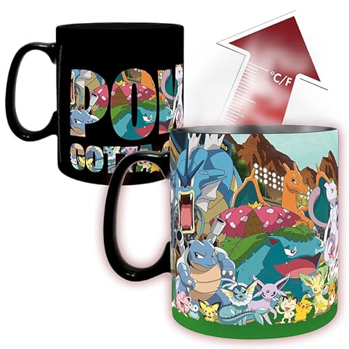 POKEMON Heat Change Mug Gotta catch em all King size POKEMON Heat Change Mug Gotta catch em all King size von ABYSTYLE
