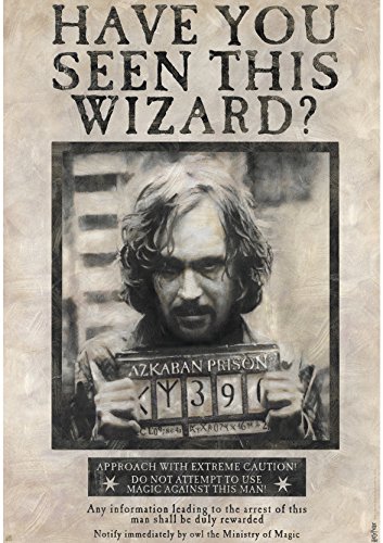 ABYSTYLE - HARRY POTTER - Poster - Wanted Sirius Black (91.5x61) von ABYSTYLE