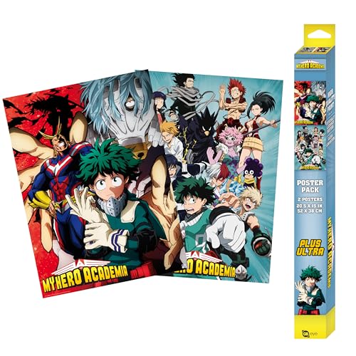 ABYSTYLE - My Hero Academia - Set 2 Chibi Posters - Artworks (52x38) von ABYSTYLE