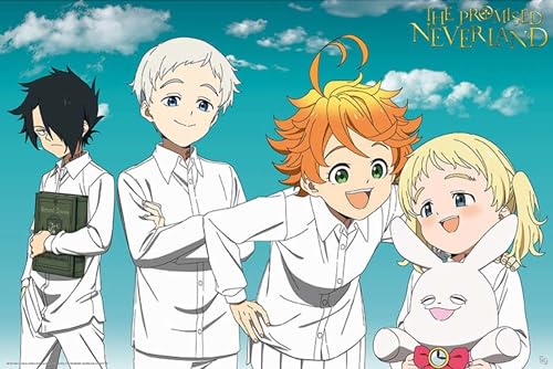 ABYstyle ABYDCO843 Das Promised Neverland Trio Maxi-Poster 61 x 91,5 cm von ABYSTYLE