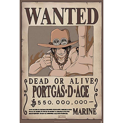 ABYSTYLE - ONE PIECE - Poster - Wanted Ace (91.5x61) von ABYSTYLE