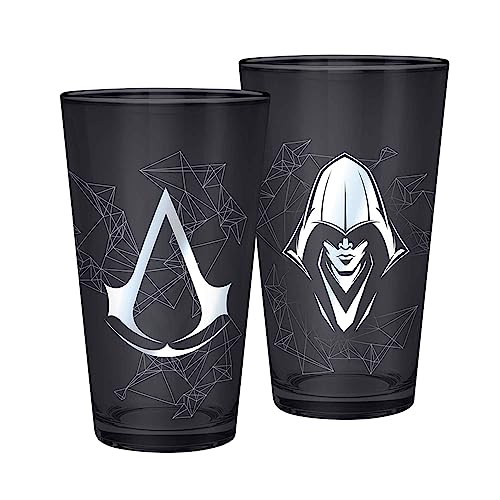 ABYSTYLE - Assassin's Creed - Glas XXL - 500 ml - Assassin - Metallfolie von ABYSTYLE