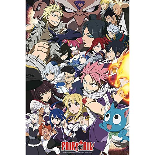 ABYSTYLE - FAIRY TAIL - Poster - Fairy Tail VS other guilds(91.5x61) von ABYSTYLE