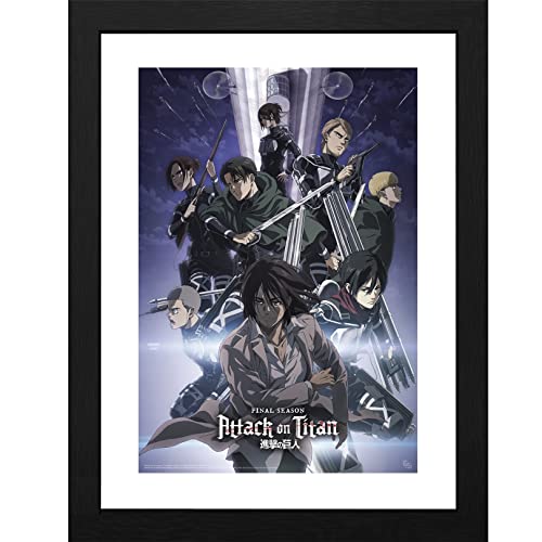 ABYstyle GBEye Titan Attack Framed Poster Season 4 Key Art von ABYSTYLE