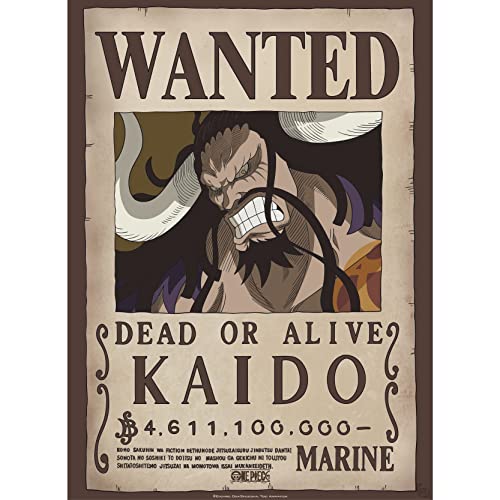 ABYstyle GBEye One Piece Wanted Kaido Poster 38x52cm von ABYSTYLE