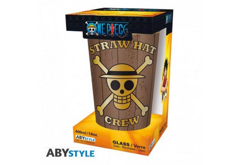 ABYstyle Glas ONE PIECE - Large Glass - 400ml - Skulls von ABYstyle