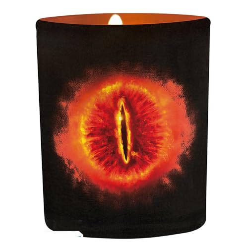 Abystyle ABYHOM003 Herr der Ringe Kerze Sauron mit Wachsglas in Geschenkbox, Schwarz/Rot von ABYSTYLE