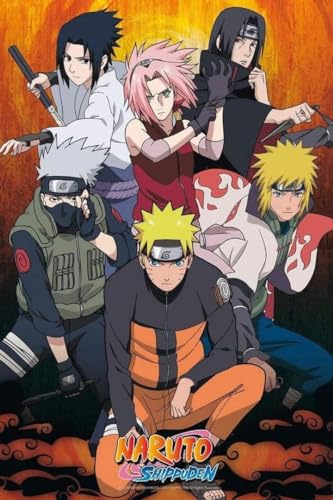 ABYSTYLE - NARUTO SHIPPUDEN - Group Poster (91.5 x 61) von ABYSTYLE