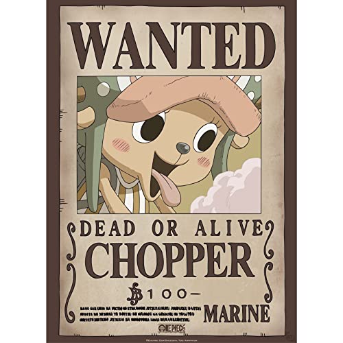ABYstyle One Piece Wanted Chopper Poster 38x52cm von ABYSTYLE
