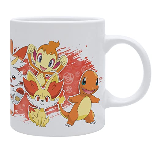 ABYstyle - Pokemon Tasse Starters Feuer, Weiß von ABYSTYLE