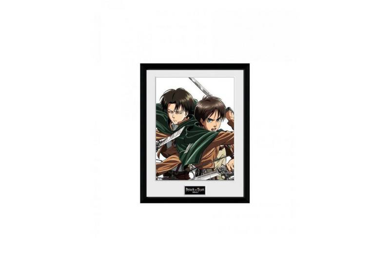 ABYstyle Poster ATTACK ON TITAN - Framed print Levi & Eren (300) von ABYstyle