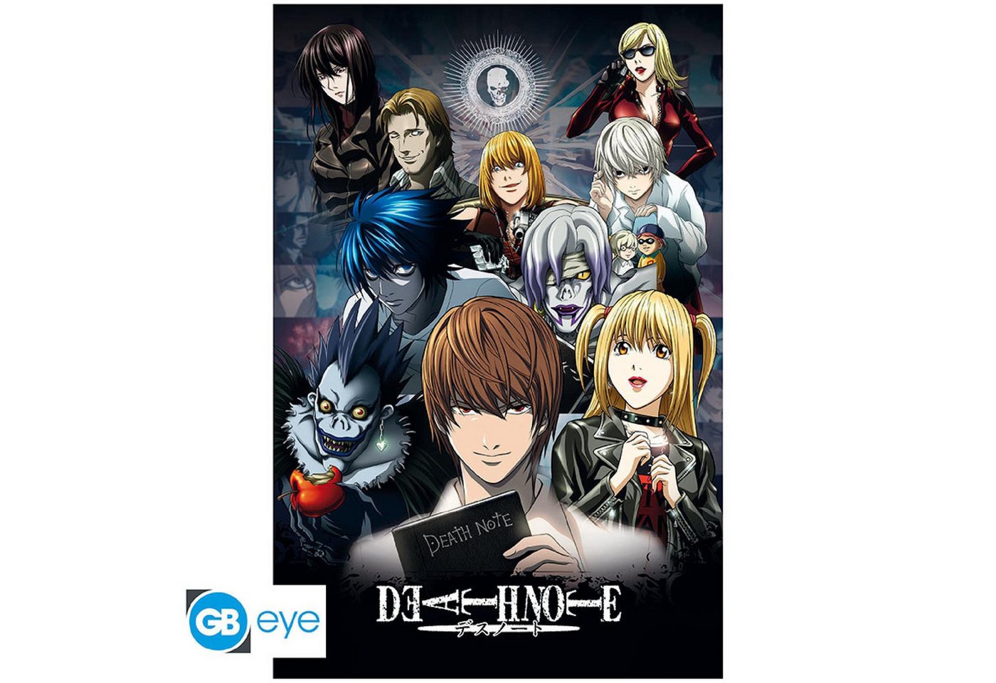 ABYstyle Poster DEATH NOTE - Poster Maxi 91cmx51cm - Protagonists ABYstyle Poster DEATH NOTE - Poster Maxi 91cmx51cm - Protagonists von ABYstyle