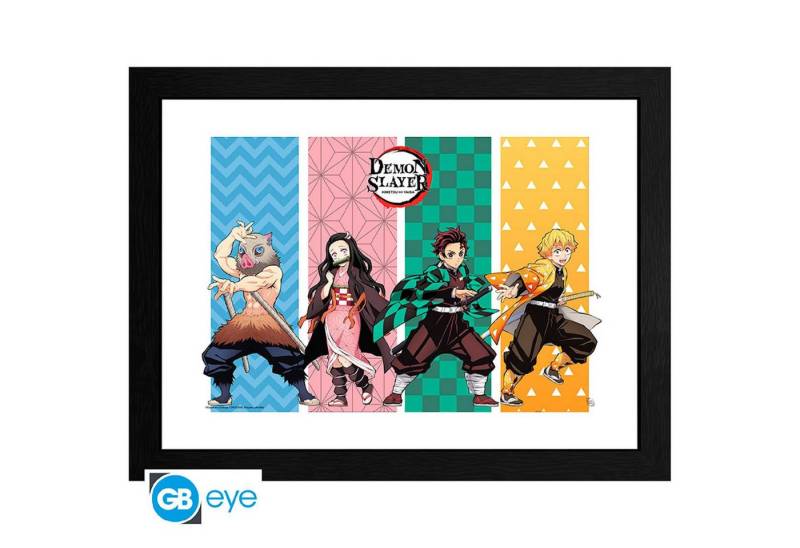 ABYstyle Poster DEMON SLAYER - Framed print Group von ABYstyle
