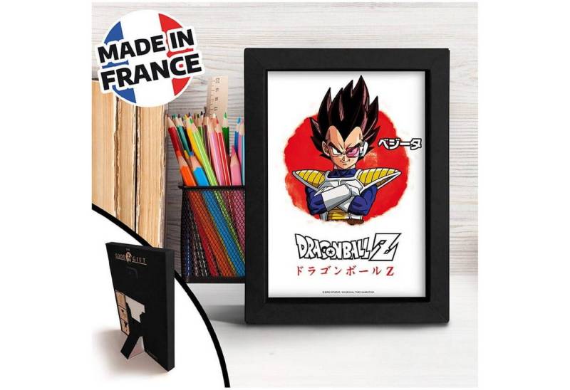ABYstyle Poster Dragon Ball Z - Black Kraft Frame - Asian Art - Vegeta ABYstyle Poster Dragon Ball Z - Black Kraft Frame - Asian Art - Vegeta von ABYstyle