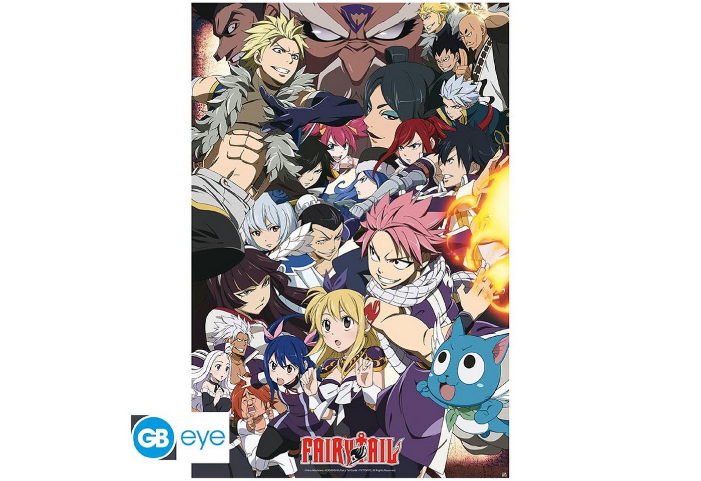 ABYstyle Poster FAIRY TAIL - Poster Maxi 91cmx51cm - Fairy Tail VS other guilds von ABYstyle