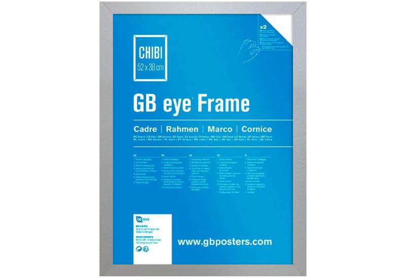 ABYstyle Poster GBEYE - MDF Silver Frame - Chibi 52 x 38cm - ABYstyle Poster GBEYE - MDF Silver Frame - Chibi 52 x 38cm - von ABYstyle