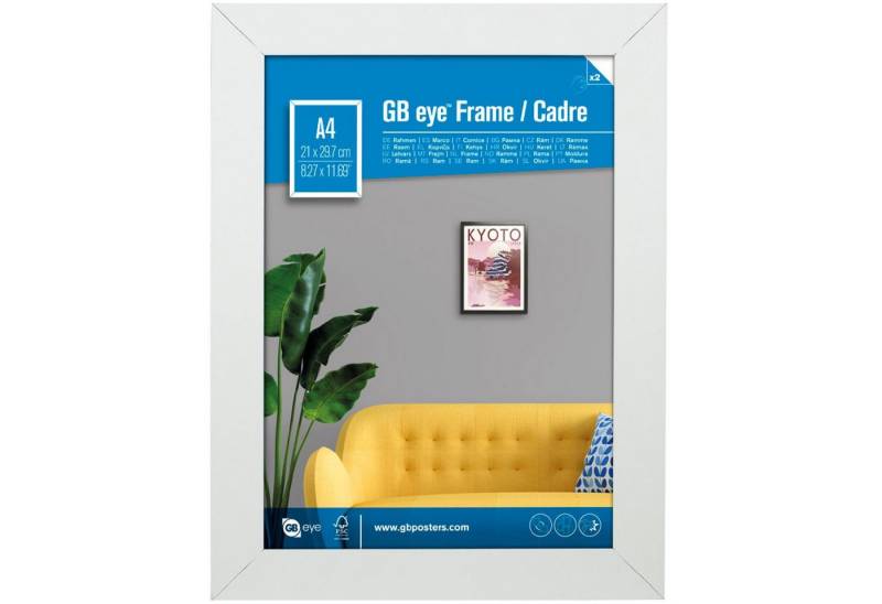 ABYstyle Poster GBEYE - MDF White Frame - A4 - A4 - 21 9,7cm - von ABYstyle