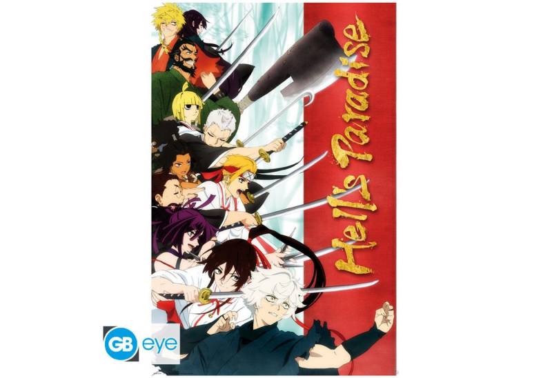 ABYstyle Poster HELL´S PARADISE - Poster Maxi 91.5x61 - Key art season 1 von ABYstyle