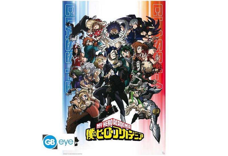 ABYstyle Poster MY HERO ACADEMIA - Poster Maxi 91cmx51cm - Class 1-A vs 1-B von ABYstyle