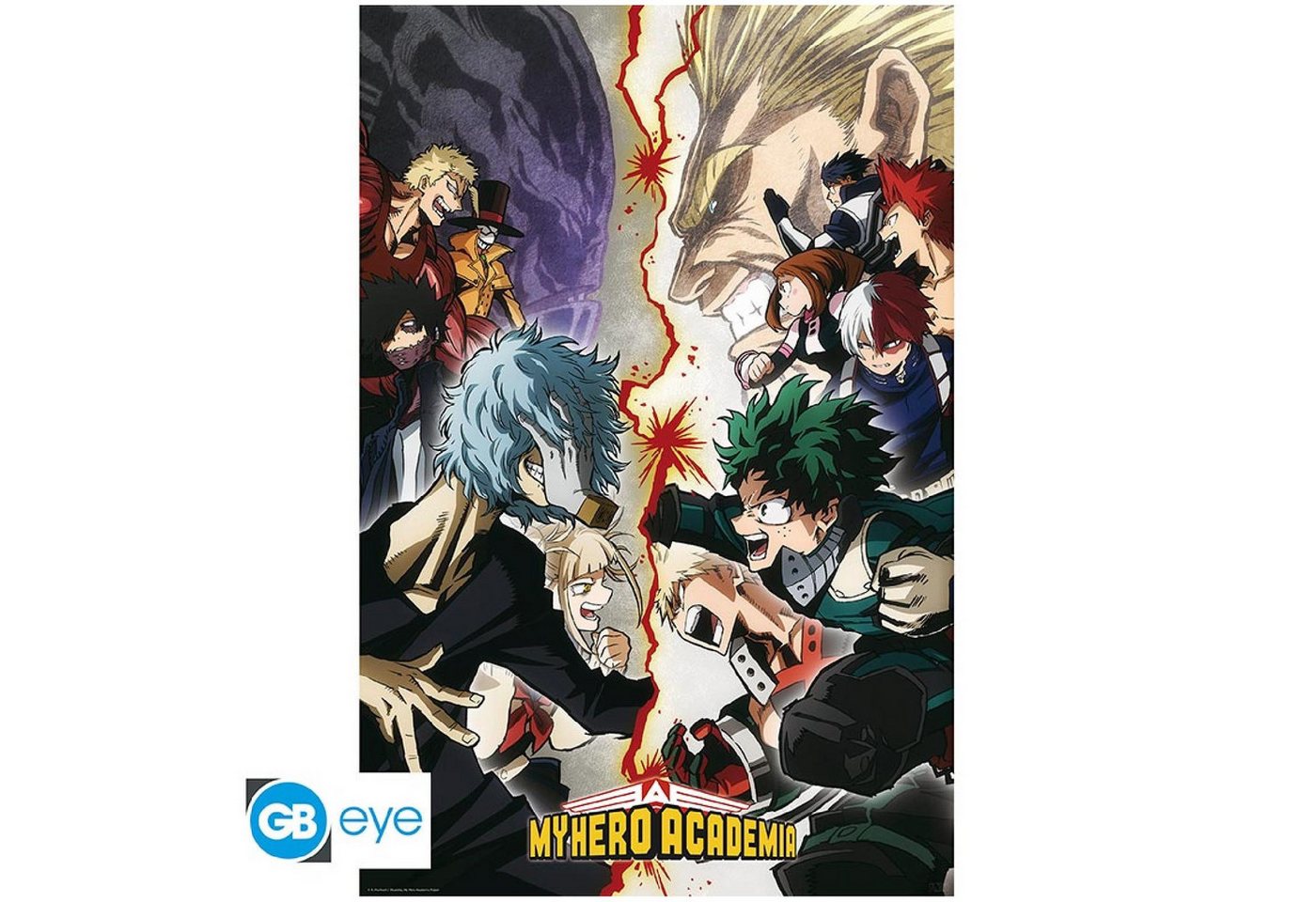ABYstyle Poster MY HERO ACADEMIA - Poster Maxi 91cmx51cm - Heroes VS. Villains von ABYstyle
