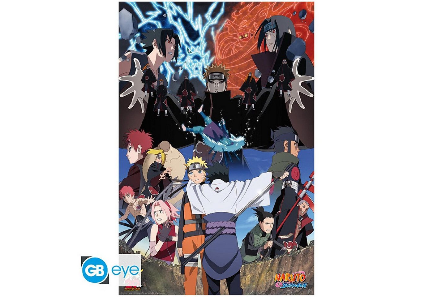 ABYstyle Poster NARUTO SHIPPUDEN - Poster Maxi 91.5x61 - Rivals von ABYstyle
