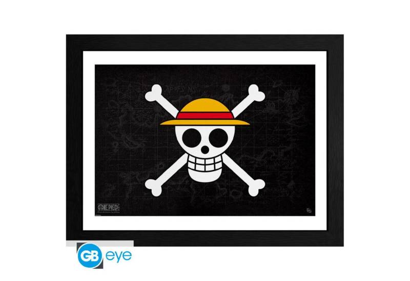 ABYstyle Poster ONE PIECE - Framed print Skull (30x40) von ABYstyle