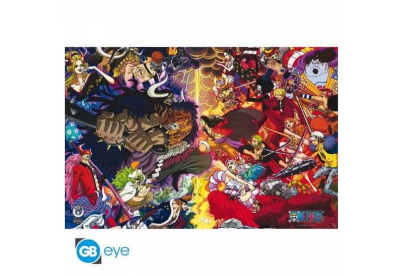 ABYstyle Poster ONE PIECE - Poster Maxi 91.5x61 - 1000 logs Final Fight von ABYstyle