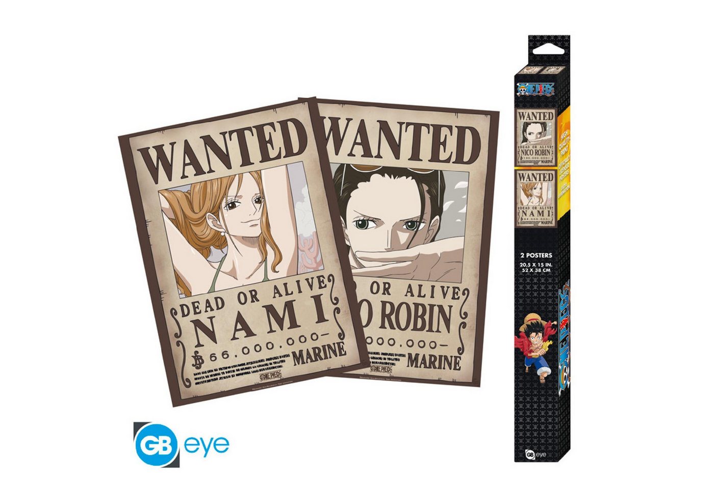 ABYstyle Poster ONE PIECE - Set 2 Posters Chibi 52x38 - Nami & Robin ABYstyle Poster ONE PIECE - Set 2 Posters Chibi 52x38 - Nami & Robin von ABYstyle