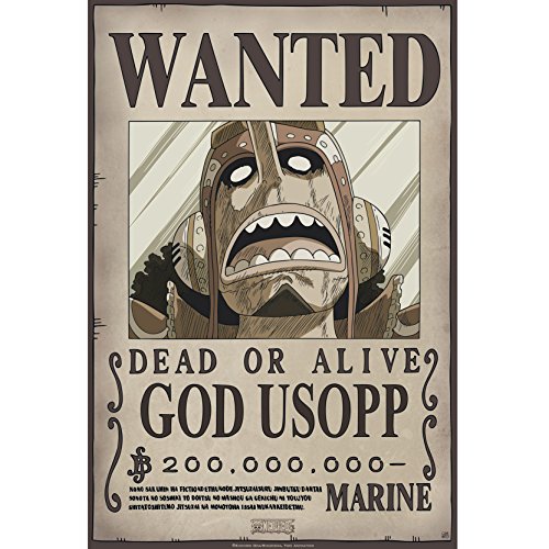 ABYSTYLE ONE PIECE - Poster Wanted Usopp New (52x38) von ABYSTYLE