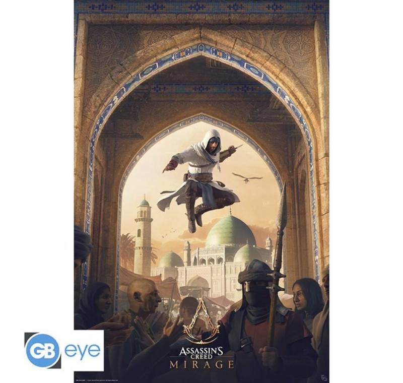 ABYstyle Poster Poster 91,5 x 61 cm Assassins's Creed - Key Art Mirage, Maxi Poster von Abystyle 91,5 x 61 cm von ABYstyle