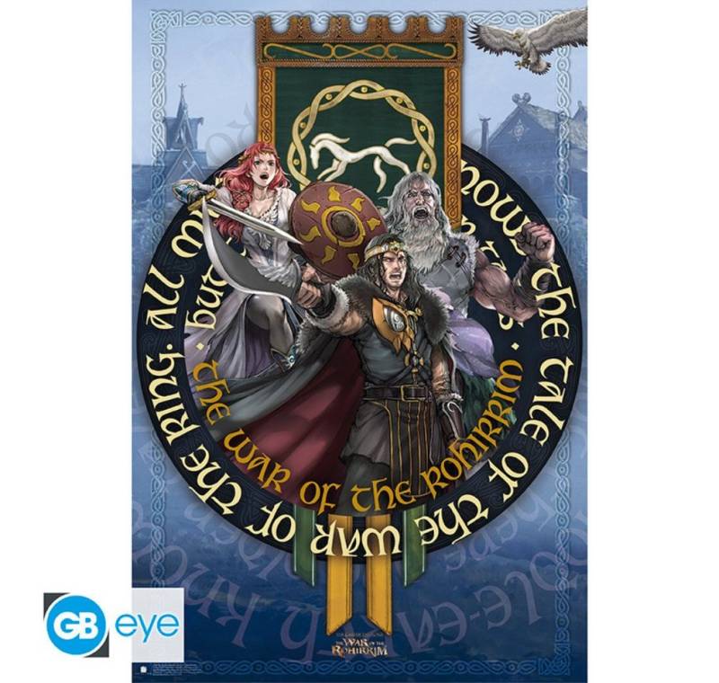 ABYstyle Poster Poster 91,5 x 61 cm Poster Lord of the Rings - Characters, Maxi Poster von Abystyle 91,5 x 61 cm von ABYstyle