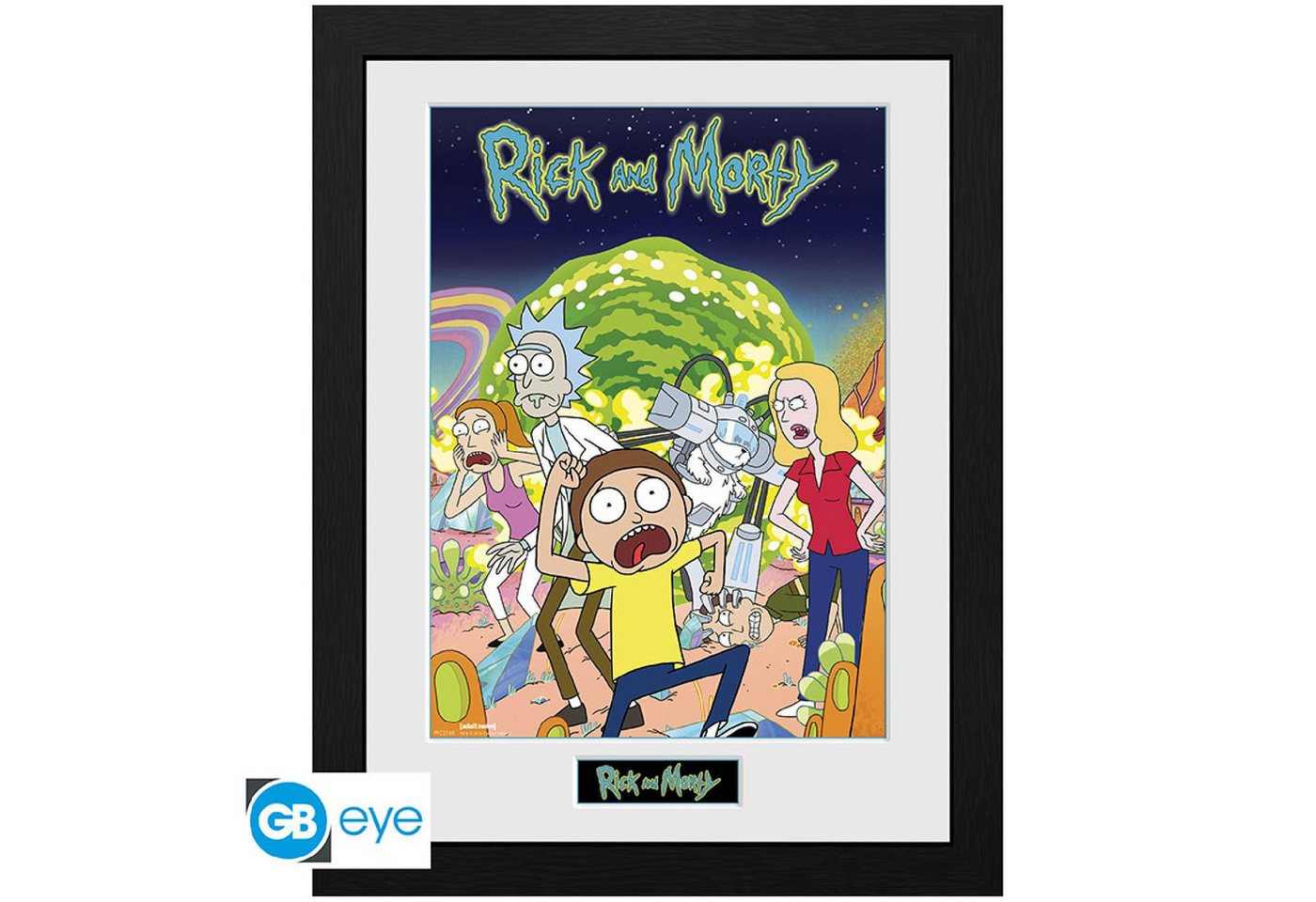 ABYstyle Poster RICK AND MORTY - Framed poster Compilation ABYstyle Poster RICK AND MORTY - Framed poster Compilation von ABYstyle