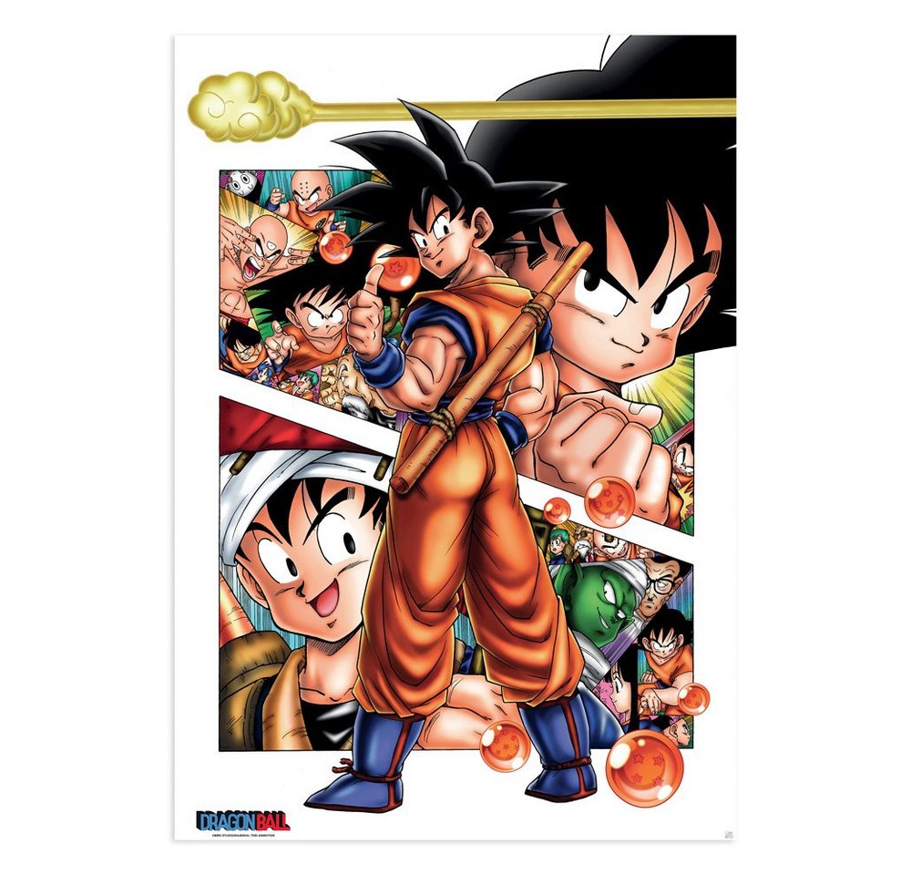 ABYstyle Poster Son Goku Story Maxi Poster - Dragon Ball Z, Son Goku von ABYstyle
