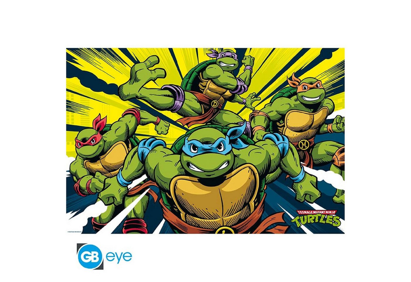 ABYstyle Poster TMNT - Poster Maxi 91cmx51cm - Turtles in action ABYstyle Poster TMNT - Poster Maxi 91cmx51cm - Turtles in action von ABYstyle