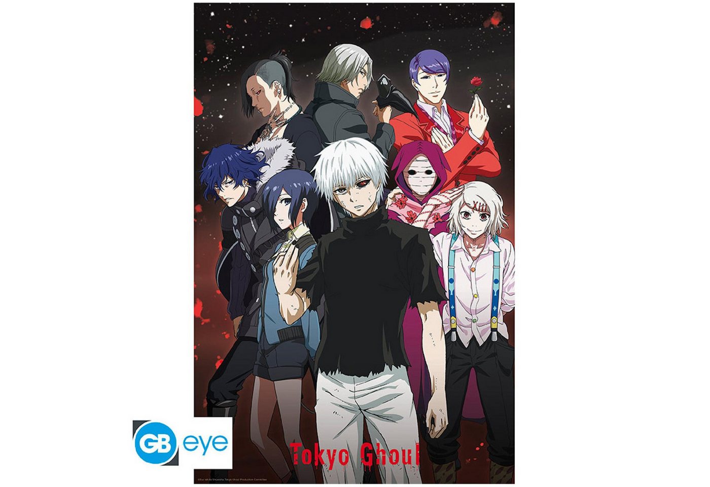 ABYstyle Poster TOKYO GHOUL - Poster Maxi 91cmx51cm - Group ABYstyle Poster TOKYO GHOUL - Poster Maxi 91cmx51cm - Group von ABYstyle