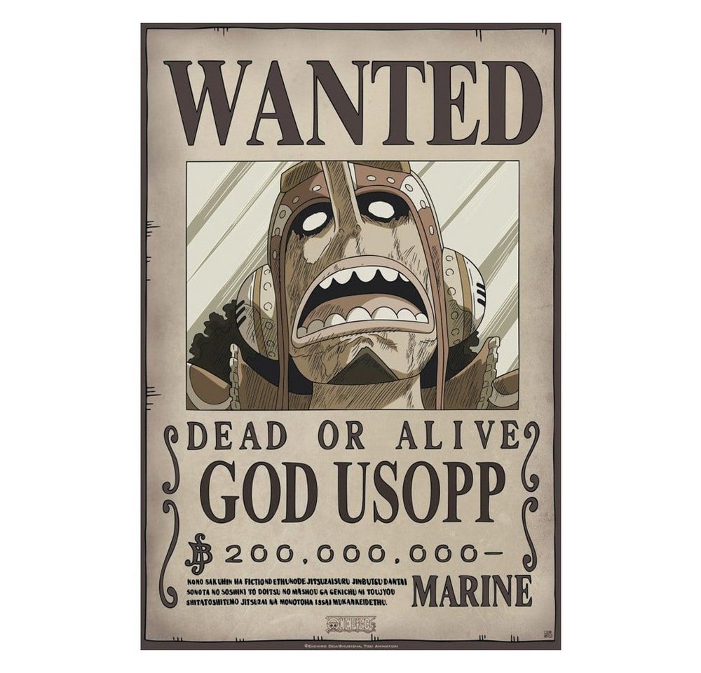 ABYstyle Poster Wanted - One Piece, Wanted von ABYstyle