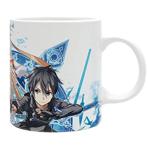 ABYstyle - SWORD ART ONLINE Tasse – 320 ml – Asuna & Kirito Schwert von ABYSTYLE