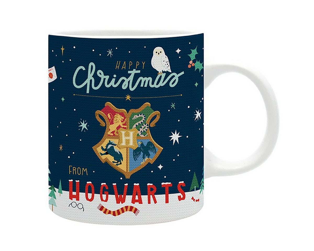 ABYstyle Tasse Harry Potter Tasse Happy Christmas, Weihnachtsbecher von ABYstyle