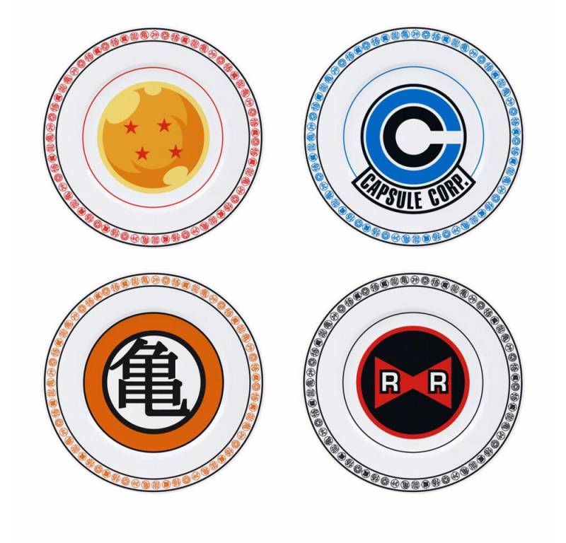ABYstyle Teller Set Dragonball Z 4-tlg., (4 St) von ABYstyle