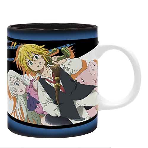 ABYSTYLE - The Seven Deadly Sins Tasse Meliodas, Elizabeth & Hawk von ABYSTYLE