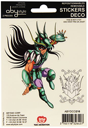 ABYSTYLE - SAINT SEIYA - Stickers - 16x11cm - Pegasus/Shiryu von ABYSTYLE