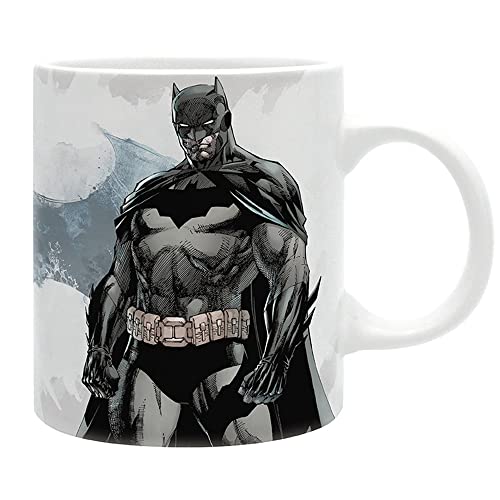 DC Comics Kaffeebecher, 320 ml, Motiv: Batman der Ritter, Schwarz von ABYSTYLE
