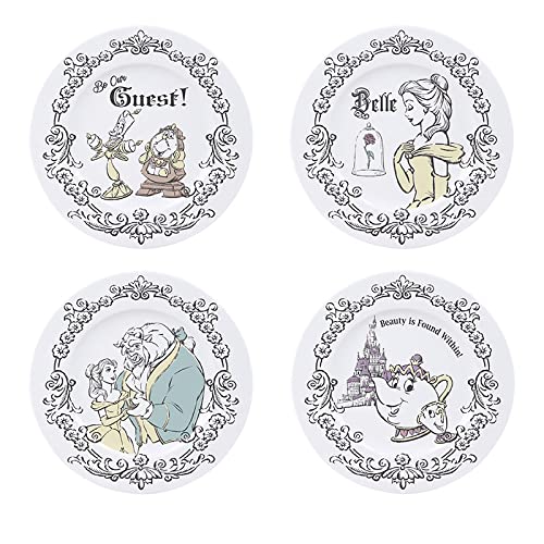 Disney - La Belle et la Bête - Set de 4 Assiettes 21cm von ABYSTYLE