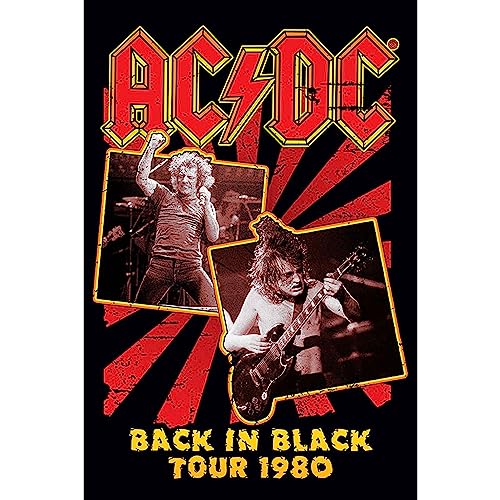 GB EYE AC/DC Poster Back in Black 80 (91,5 x 61 cm) von GB eye