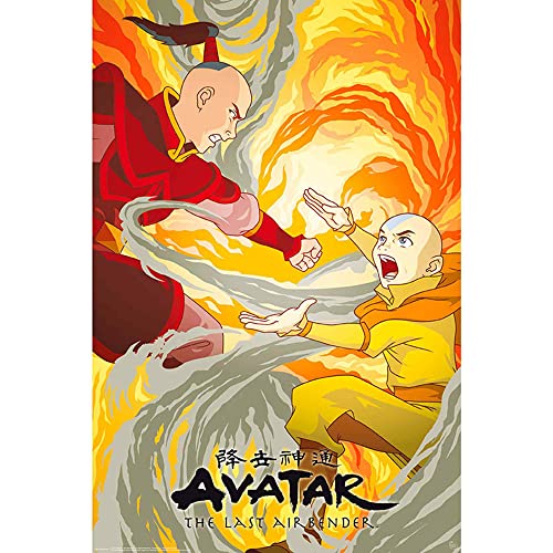 GB Eye Ltd. Avatar Poster Aang vs. Zuko Poster von ABYSTYLE