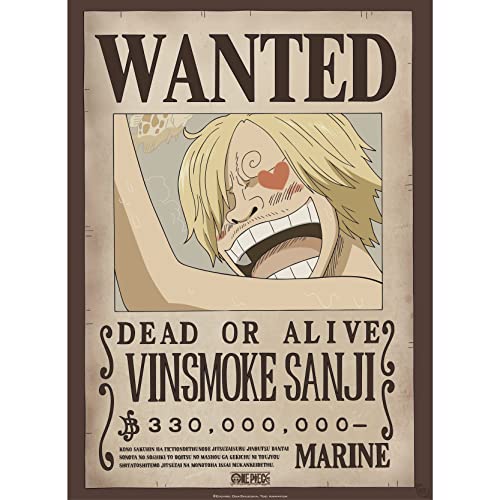 ABYstyle GBEye One Piece Wanted Sanji Poster 38x52cm von ABYSTYLE