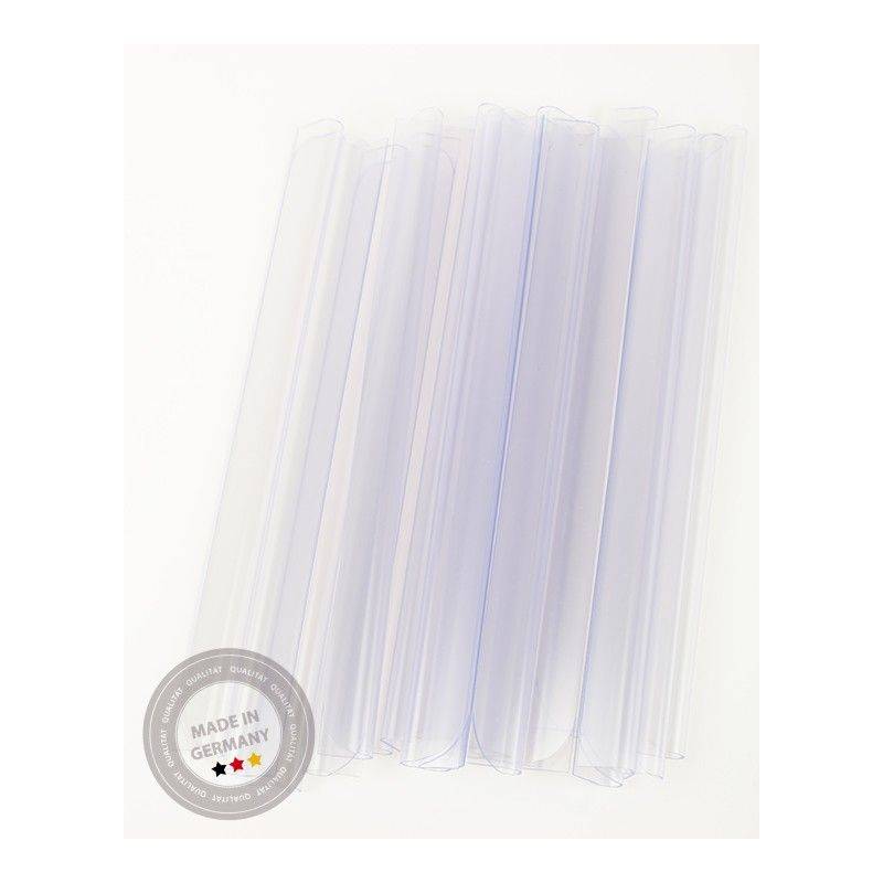 ABZ Klemmleisten Omega zu Sicht- u. Windschutz transparent - 20 Stück von ABZ-Zaunsysteme GmbH