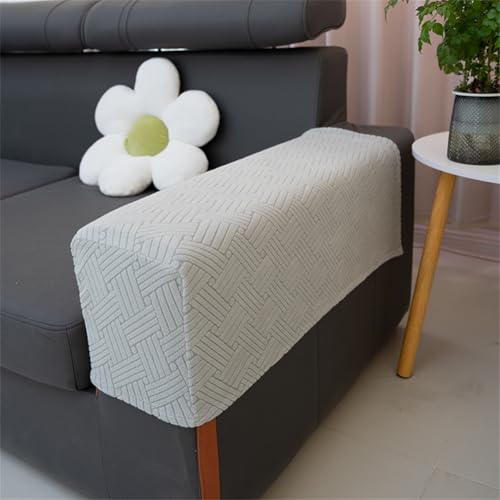 ABZDUNG 2 Stück Universal-Stretch-Armlehnenbezug, Handtuchbezug for Sofa-Armlehnen, Rutschfester Sofa-Armlehnenschutz(B1) von ABZDUNG