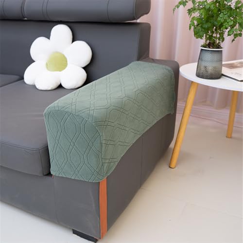 ABZDUNG 2 Stück Universal-Stretch-Armlehnenbezug, Handtuchbezug for Sofa-Armlehnen, Rutschfester Sofa-Armlehnenschutz(C4) von ABZDUNG